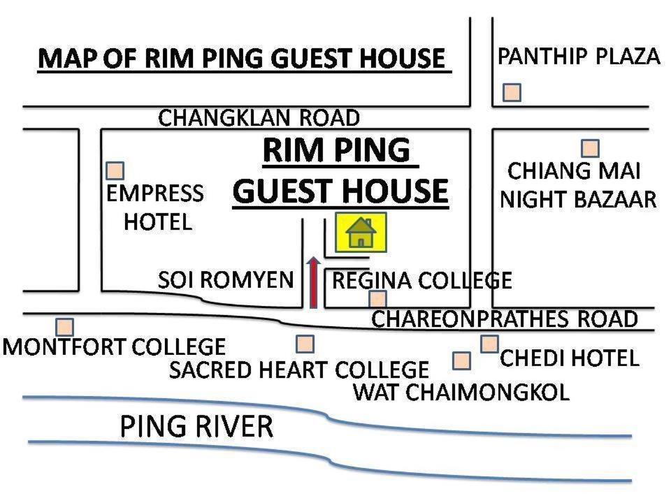 Rim Ping Guest House Chiang Mai Exterior photo